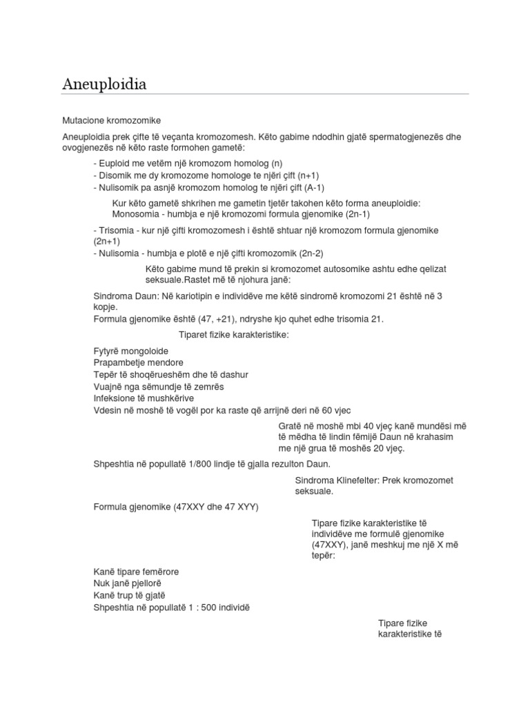 Aneuploidia PDF