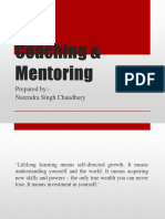 Coaching & Mentoring: Prepared By:-Narendra Singh Chaudhary