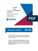 Principio de Causalidad - Sunat