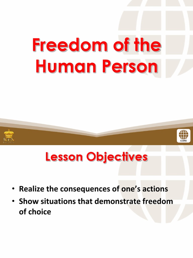 Freedom of the Human Person Explained | PDF | Free Will | Thomas Aquinas