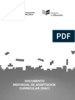 DOCUMENTO INDIVIDUAL DE ADAPTACIÓN CURRICULAR (DIAC) Lengua y Literatura PDF