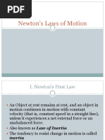 Newtons Laws of Motion