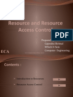 Resource and Resource Access Control: Prepared By-Gajendra Shrimal Mtech I Sem Computer Engineering