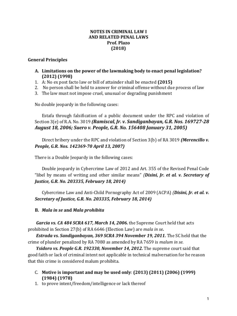 Criminal Law Principles and Cases | PDF | Theft | Crime & Violence