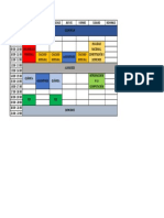 Horario segundo ciclo FIIS-UNI (Nueva malla 2018)