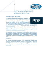 Analista de Créditos y Microfinanzas PDF