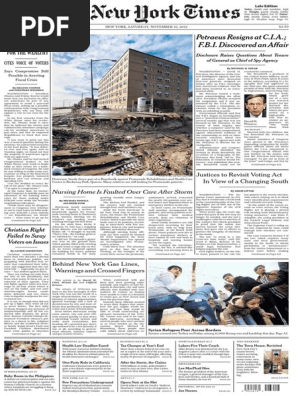 298px x 396px - The New York Times PDF | PDF | David Petraeus | United States Congress