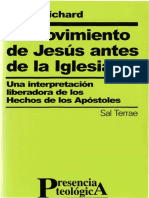 EL MOVIMIENTO DE JESUS ANTES DE LA IGLESIA - HECHOS (Pablo Richard) PDF