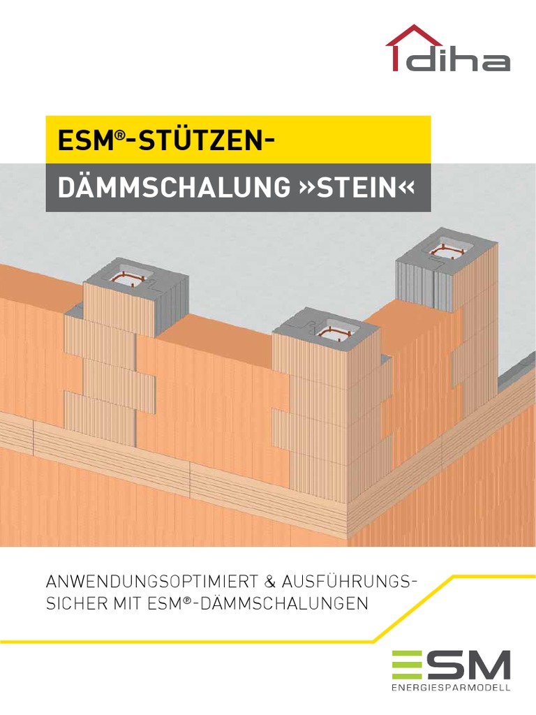 Diha Dämmschalung Stein | PDF