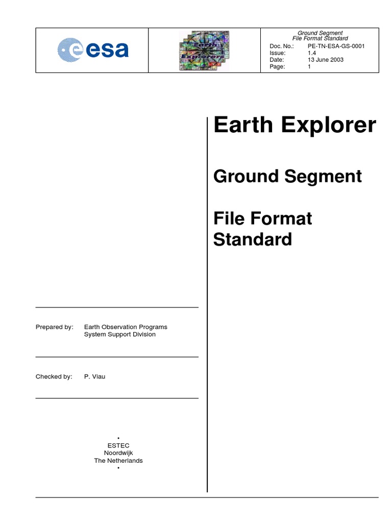 Ground Segment File Format Standard | PDF | File Format | Xml