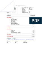 Final Settlement Statement Summary