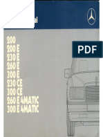 MB W124 Manual PDF