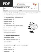 Compreensão Do Oral - 2º Ano a Raposa e as Uvas