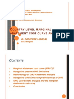 Country Level Marginal Abatement Cost Curve Analysis