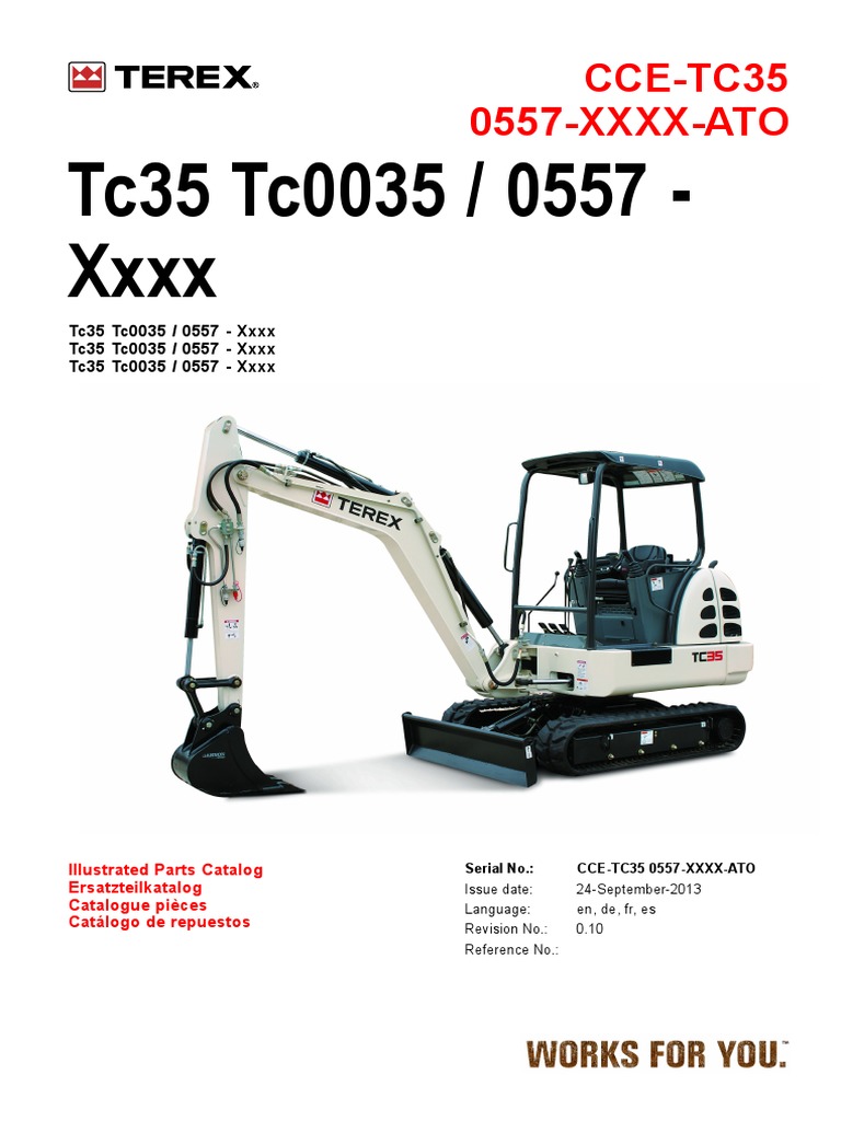 CCE-TC35 Illustrated Parts Catalog | PDF | Crane (Machine) | Pump
