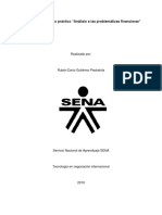 Evidencia 2: Ejercicio Práctico "Análisis A Las Problemáticas Financieras"