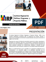 Brochure IRP 2019