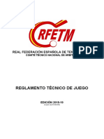 Reglamento Tecnico de Juego 2018-2019