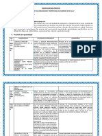 Esquema Del Proyecto de Aprendizaje