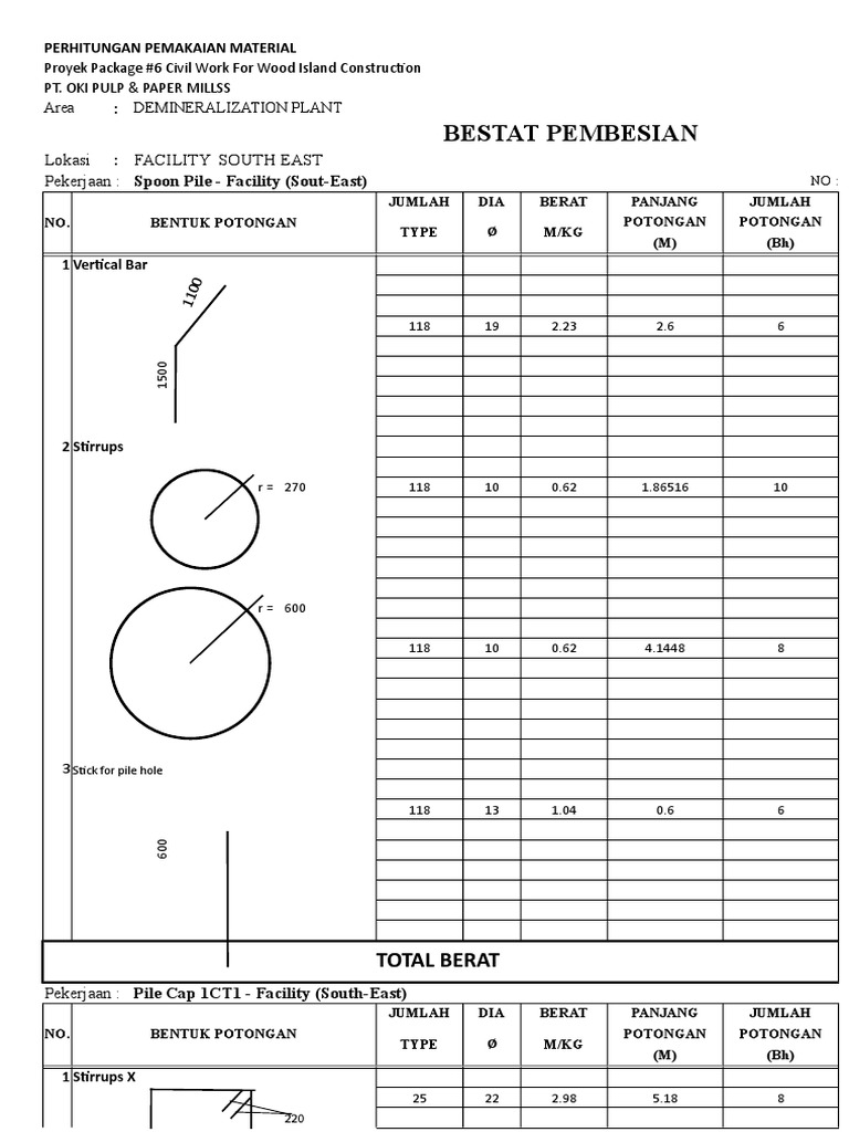 Material Usage for Construction | PDF | Pulp (Paper) | Paper