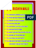 Budaya Malu