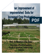 Biochar Improvement of Impoverished Soils For Increased Crop Production PDF