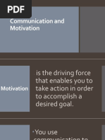 Communication and Motivation