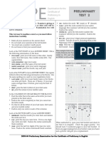 Preliminary Test 2: Examination For The Certificate of Proficiency in English