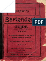 1902 Fox's Bartender's Guide PDF