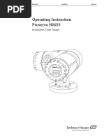 Operating Instruction Proservo NMS5: Intelligent Tank Gauge