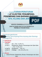 1.0 Electric Passenger & Good Lift Regulation 1970