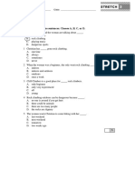 Unit 1 Test: Listening 1 Listen. Complete The Sentences. Choose A, B, C, or D