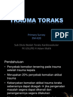 Primary Survey; Life Threatening Chest Injury