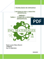 Titanio en La Industria Aeroespacial