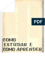 Como estudar e como aprender - Emilio Mira y López