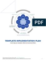 Template Implementation Plan: Assess Needs & Resources Evaluate Actions