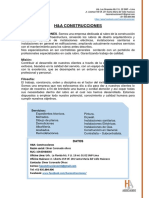 H&a Construcciones CV - Brochure