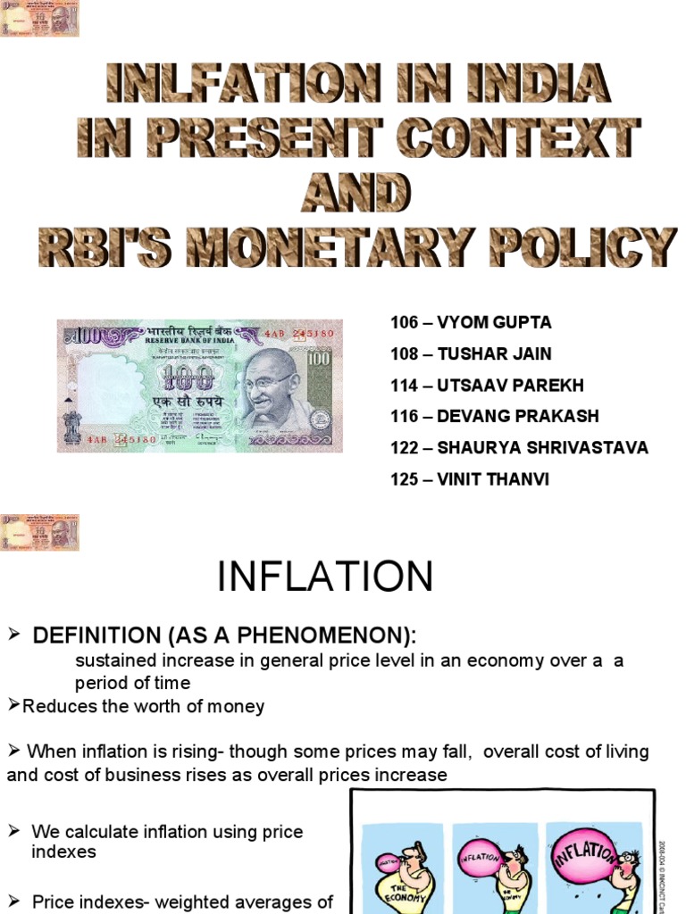 Understanding Inflation in India: Causes & Effects | PDF | Inflation ...