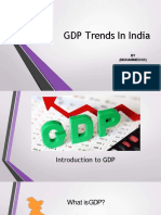 GDP Trends in India: BY (Muhammed KK)