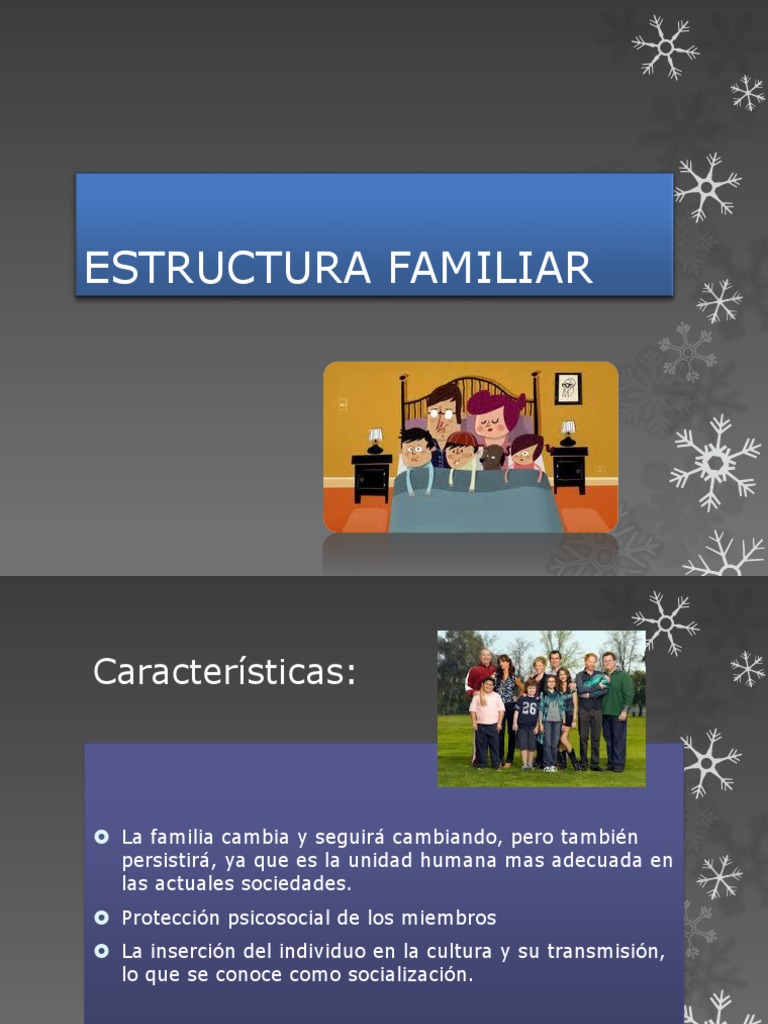 3. Estructura Familiar Familia Psicología