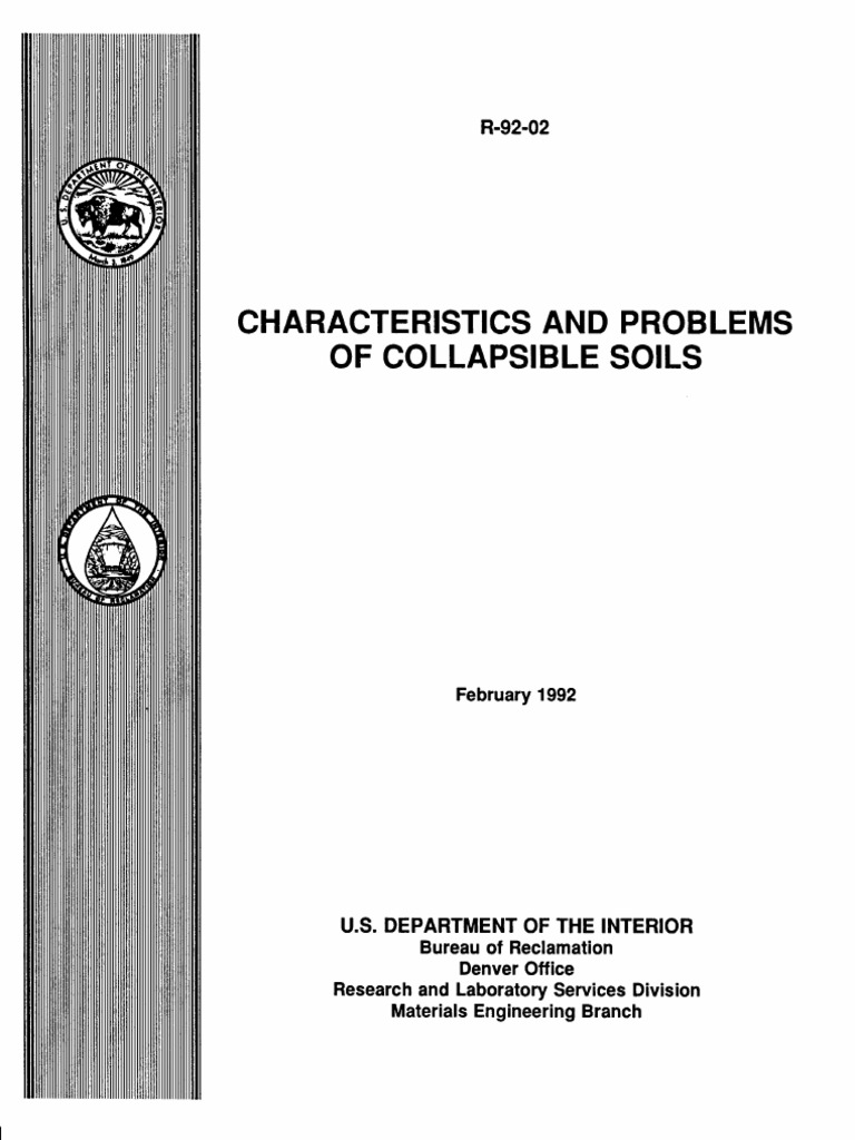 Collapsible Soils: Identification & Treatment | PDF | Deep Foundation ...