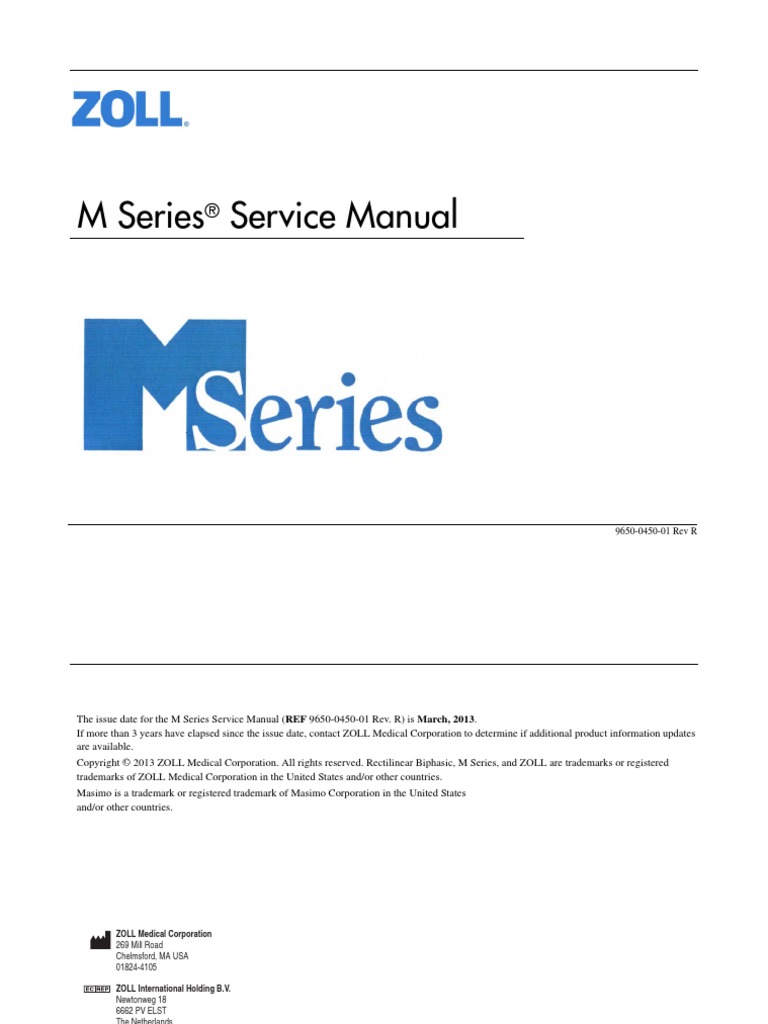 Zoll X Series Instruction Manual