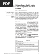2016-6-19 - P Status and Scope of The Jute Industry in India in Comparison To Other World Producers P