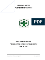 Manual Mutu - Puskesmas Gajah II