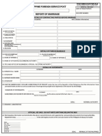 Report of Marriage Form Revised 24 April 2018