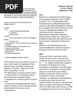 Cayetano V Monsod G.R. No. 100113 September 3, 1991 Facts:: 1. What Is Legal Ethics?