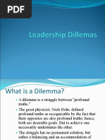 Leadership Dilemmas