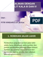 PERSALINAN DENGAN PENYULIT KALA III DAN IV Bagian Kedua