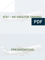 B747 Simulator Training Presentation