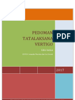Pedoman Tatalaksana Vertigo 2017